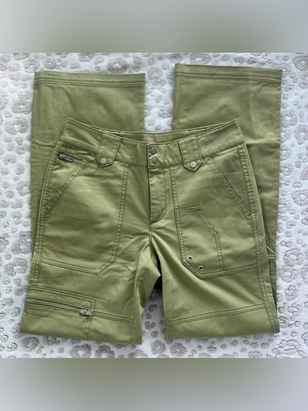 Urban Outfitters Olive Green Wide Leg Pants